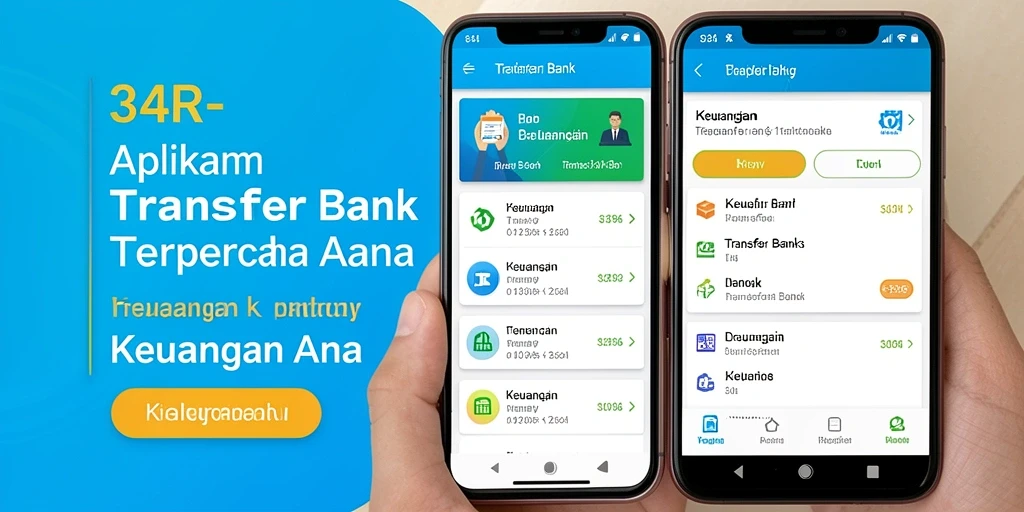 Tampilan antarmuka pengguna aplikasi Transfer Bank 34R yang modern dan mudah digunakan.