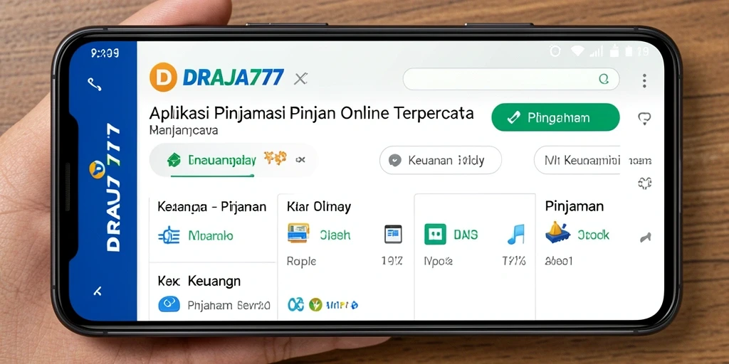 Tampilan antarmuka DRAJA777 yang sederhana dan mudah digunakan.
