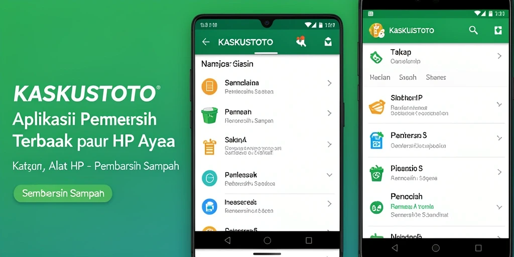 Antarmuka KASKUSTOTO yang sederhana dan efisien untuk pembersihan sampah.