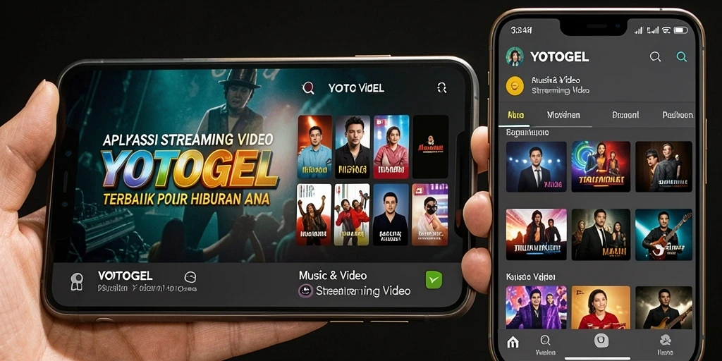 Antarmuka YOTOGEL yang intuitif untuk Streaming Video berkualitas.