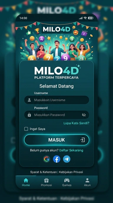 Masuk Akun milo4d untuk Pengguna Android